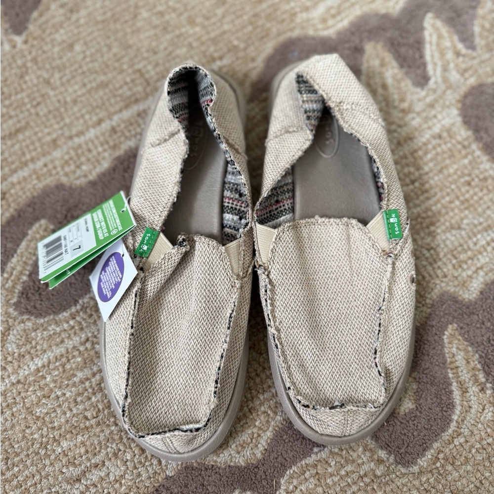Sanuk Womens Donna Hemp Loafers